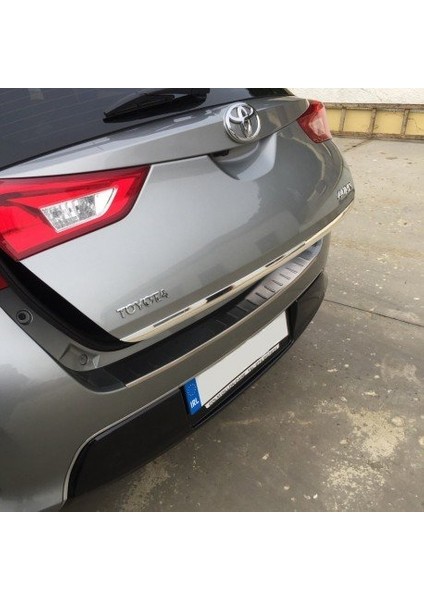 Toyota Auris 2 Krom Bagaj Alt Çıta Yıldız 2012+ Üzeri Paslanmaz Ç fırsatları