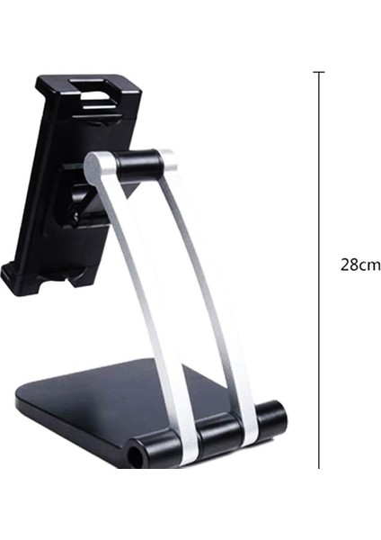 Q010 Ayarlanabilir Masaüstü Tablet ve Telefon Tutucu Stand
