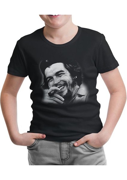 Lordd T-Shirt Lorddd T-Shirt T-Shirt Che Guevara Iı Siyah Çocuk Tshirt