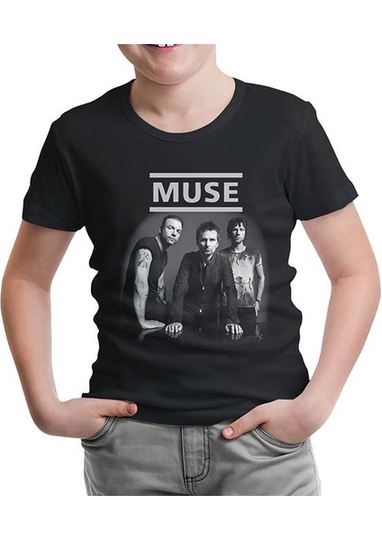 Lordd T-Shirt Lorddd T-Shirt T-Shirt Muse - All Siyah Çocuk Tshirt