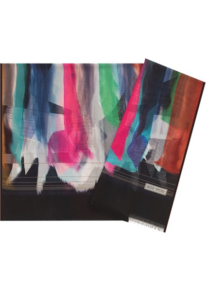 877Y21 Angel Etol Siyah Eşarp