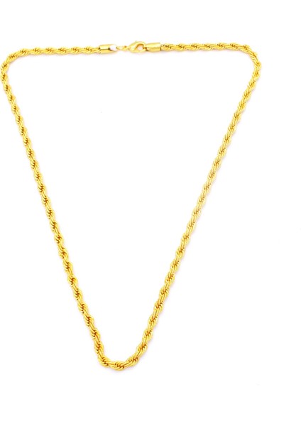 Altın Kaplama 4mm Kalınlık Burgu Zincir modelleri