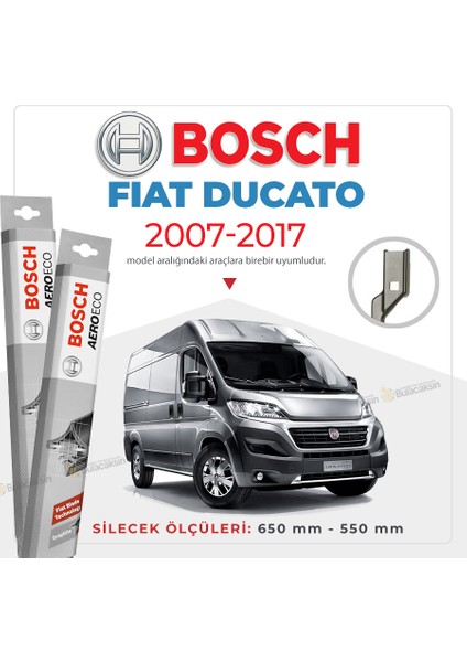 Fiat Ducato Muz Silecek Takımı (2007-2017) Bosch Aeroeco