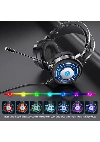H120G Gaming Işıklı, Mikrofonlu Oyuncu Kulaklığı Siyah USB modelleri