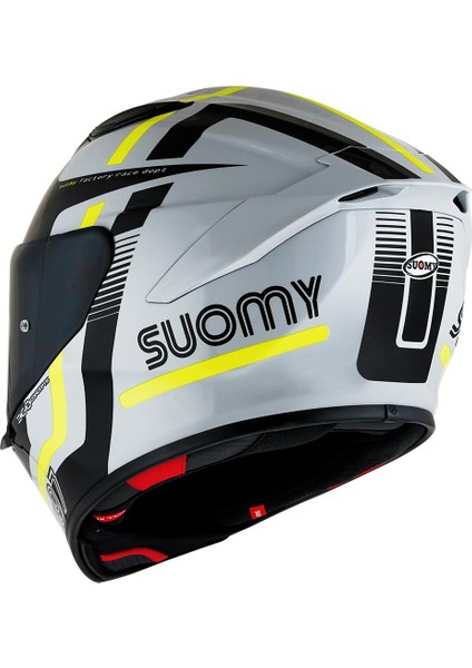 Track-1 Kask Nınety Seven Grey-Yellow
