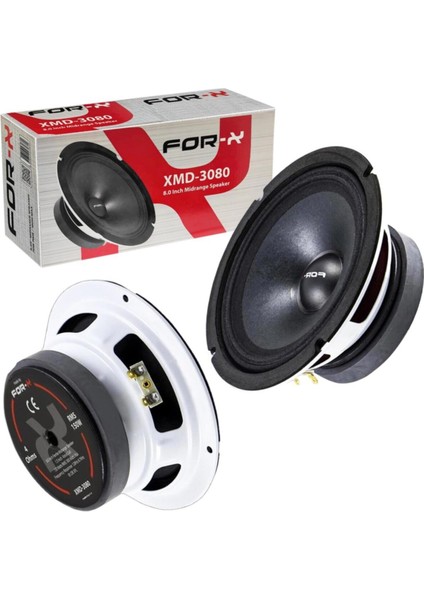 Oto Mıdrange 20CM 300W 2 Adet XMD-3080 carsoundhifi