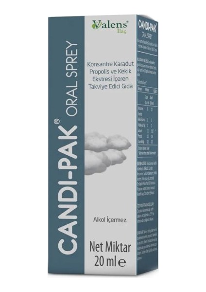 Candi-Pak Ağız Içi Bakım Spreyi 20 ml