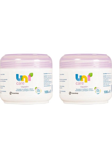 Unı Care Vazelin 100ML 2 Adet