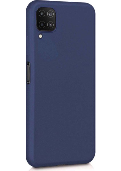 Matte Silicone Samsung Galaxy M22 Kılıf Lacivert