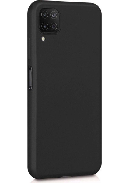 Matte Silicone Samsung Galaxy M22 Kılıf Siyah