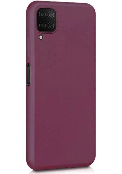 Matte Silicone Samsung Galaxy M22 Kılıf Mor