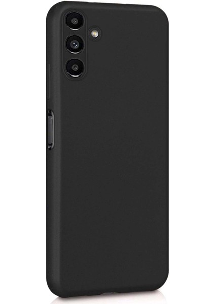 Matte Silicone Samsung Galaxy A13 Kılıf Siyah