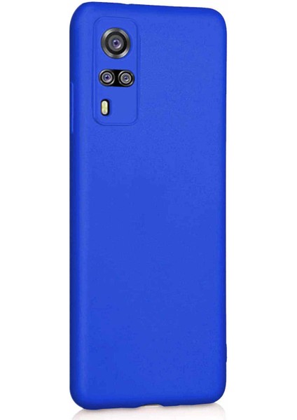 Matte Silicone Vivo Y51A Kılıf Mavi fiyatları