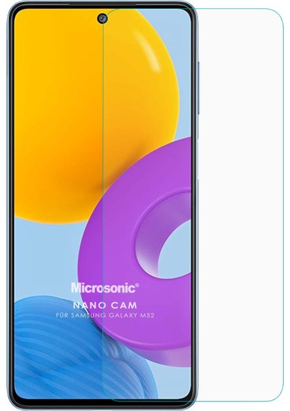 Samsung Galaxy M52 Nano Glass Cam Ekran Koruyucu