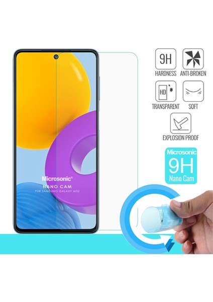 Samsung Galaxy M52 Nano Glass Cam Ekran Koruyucu fiyatları