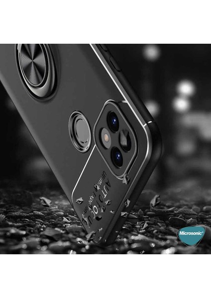 Realme C25S Kılıf Kickstand Ring Holder Siyah fırsatları