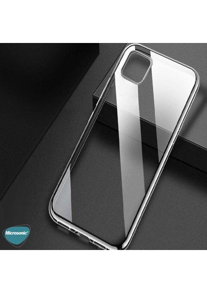 Realme C25S Kılıf Transparent Soft Beyaz indirimleri