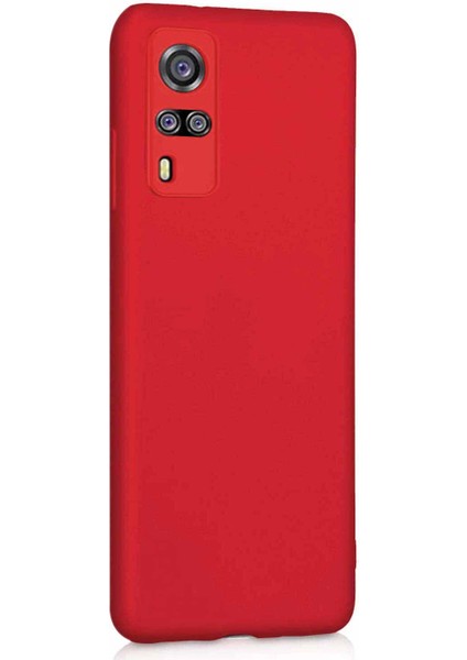 Matte Silicone Vivo Y51A Kılıf Kırmızı fiyatları