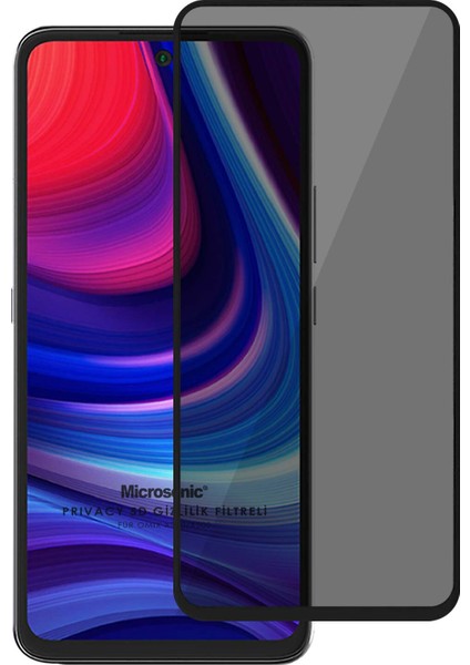 Omix X300 Privacy 5d Gizlilik Filtreli Cam Ekran Koruyucu Siyah