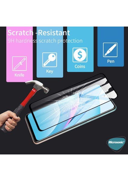 Omix X500 Tam Kaplayan Temperli Cam Ekran Koruyucu Siyah modelleri