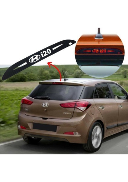Hyundai I20 2014-2020 Karbon Arka Fren Stop Lambası Sticker