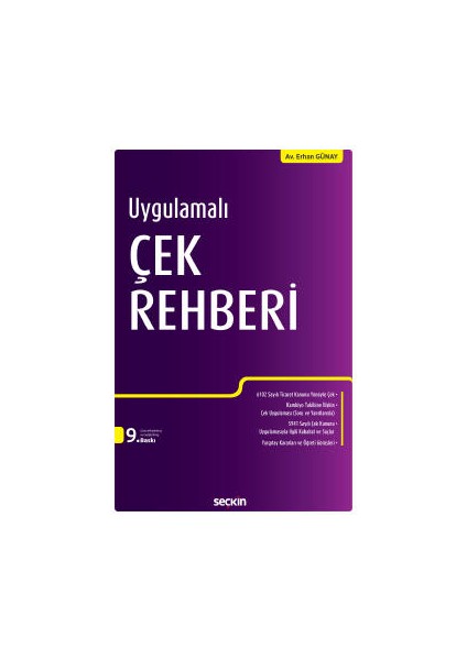 Uygulamalı Çek Rehberi - Erhan Günay - Erhan Günay