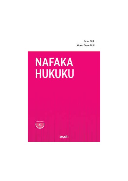 Nafaka Hukuku - Canan Ruhi, Ahmet Cemal Ruhi (Ciltli)