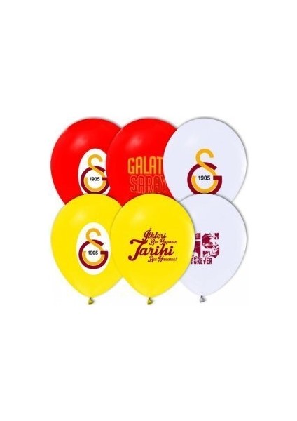 Galatasaray Temalı Balon 5 Adet