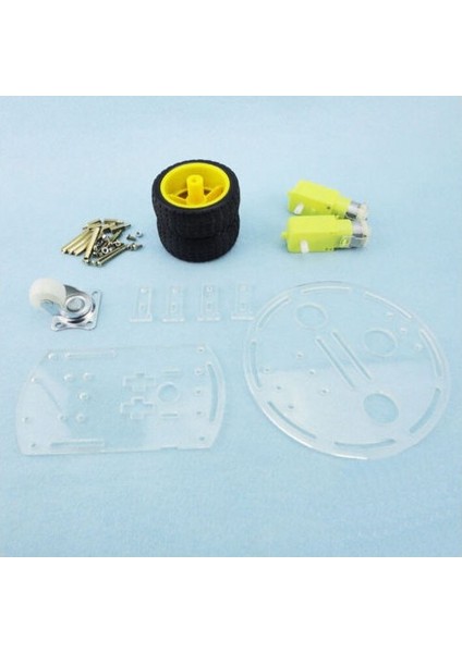 2WD Çift Kat Disk Mini Mobil Araç Kiti - Demonte