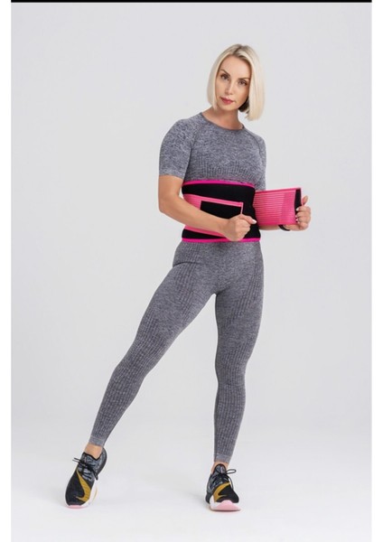 l Termal Sauna Bel Korsesi Termal Kemer Pembe Renk