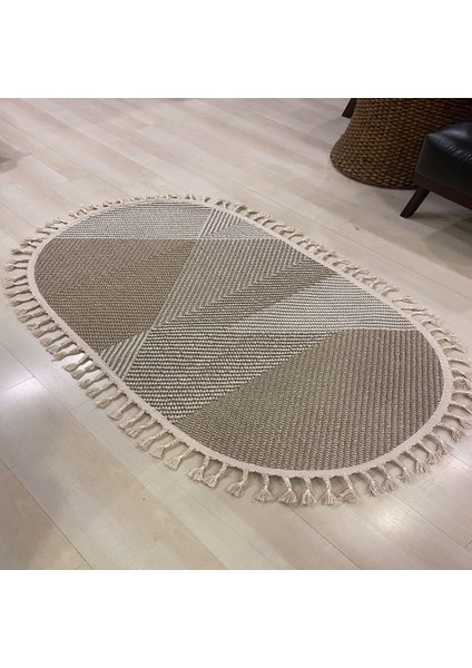 Soho SH 08 BEIGE 80*150 CM OVAL HALI