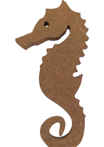 25 cm 18 mm Denizatı.dik Durabilir.boyanabilir Ham Ahşap Obje.ahşap Boyama Ürünü.ahşap Hayvan Figürü Hobi Boyama