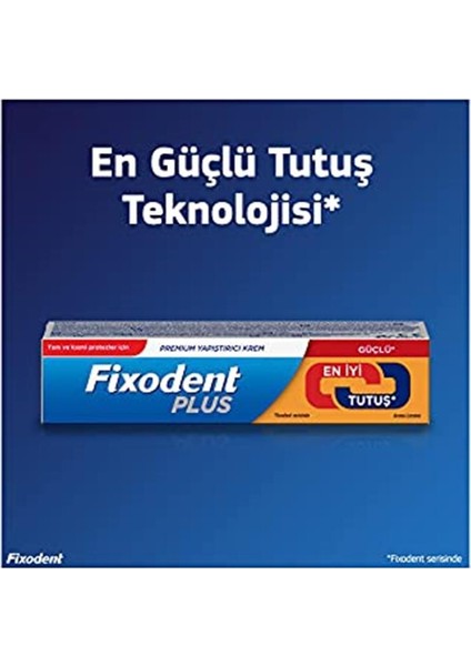 Plus En Iyi Tutuş Diş Protez Yapıştırıcı Krem 40 gr indirimleri