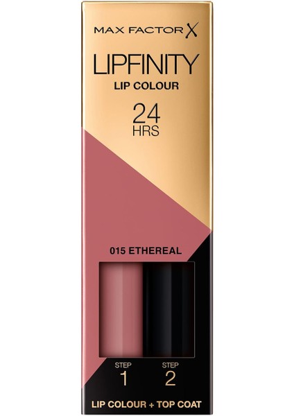 Dayanıklı Ruj ve Parlatıcı Balm - Lipfinity Liquid Lipstick 015 Etheral