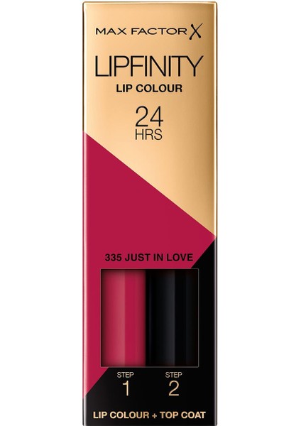 Dayanıklı Ruj ve Parlatıcı Balm - Lipfinity Liquid Lipstick 335 Just In Love