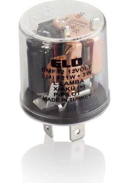 Elektromekanik Flaşör Üniversal, 3 Terminal (X,l,p)