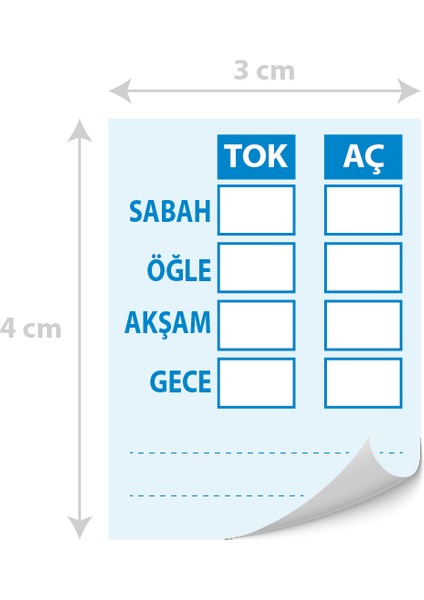 Eczane Etiketi - 550 Adet