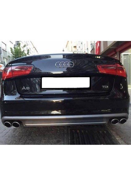 Audi A6 S6 Arka Tampon Difüzör 2012-2015 modelleri