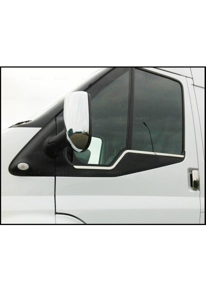 Fams Otomotiv  Ford Transit Krom Cam Çıtası 2 Parça 2000-2014  Paslanmaz Çelik Ince