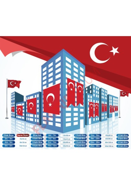 Türk Bayrağı 20X30 cm Alpaka Kumaş-10 Adet modelleri