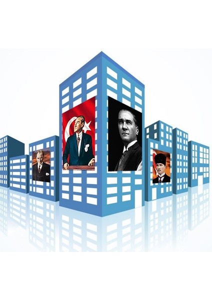 Atatürk Posteri - 6- 400X600 cm