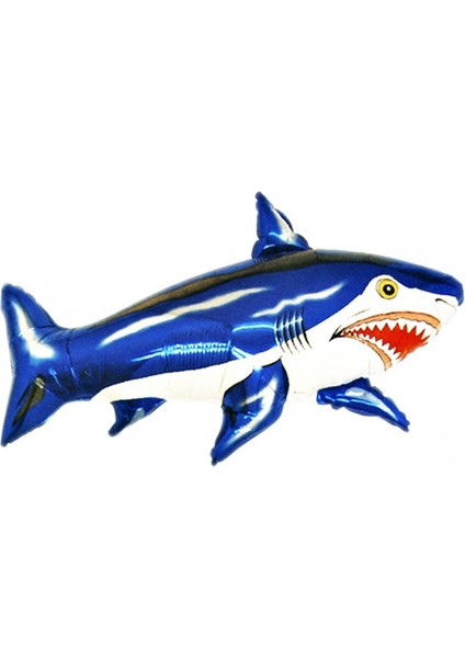 Minishape 35 cm Köpek Balığı Folyo Balon Mavi Renk