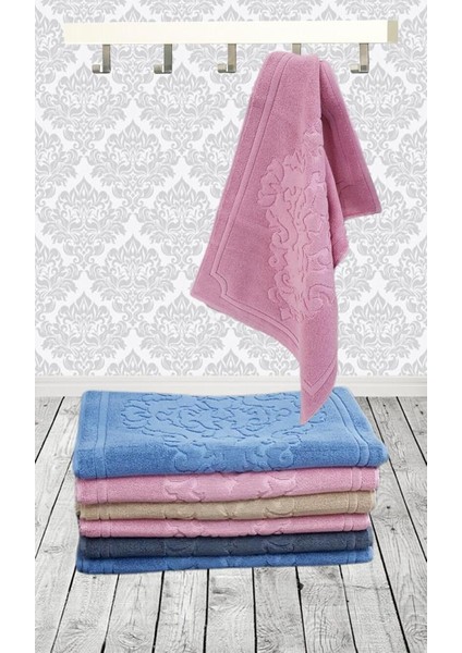 Ayak Havlusu Paspası Ornament Bej 45x65 Cm