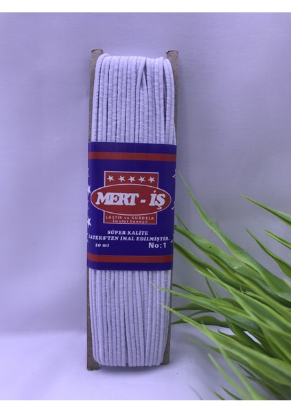 Mert Iş Bebe Beyaz 10MT Paça Bel Lastiği