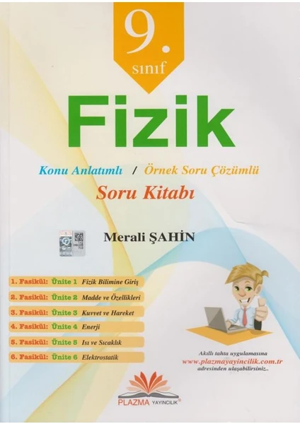 Plazma Yayıncılık 9. Sınıf Fizik Soru Kitabı Plazma Yayıncılık