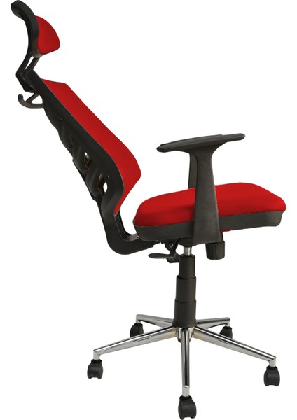 Piramit Krom Fileli Ofis Büro Öğrenci Çalışma Koltuğu - Sandalyesi modelleri