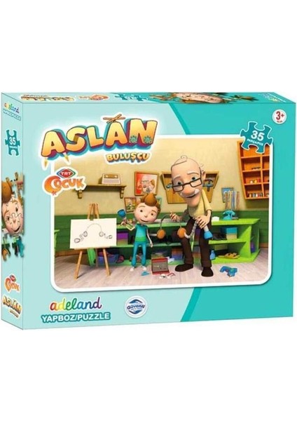 Trt Çocuk Aslan Kutulu Puzzle/yapboz 36 Parça