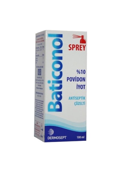 Baticonol Sprey 100ML fiyatları