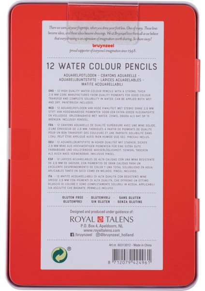 Expression Aquarelle Kuru-Sulu Boya Kalem Seti 12 Renk Metal Kutu fiyatları