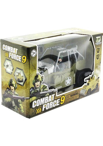 Combat Force Figür ve Askeri Buggy